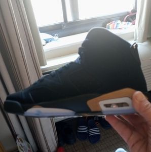 Jordan Retro black and Gold